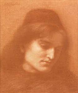 Estudio de un hombre de Edward Robert Hughes