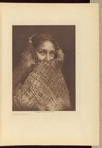 Una doncella de Clayoquot de Edward S. Curtis