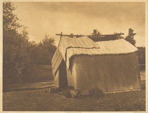 Una casa de esteras - Skokomish