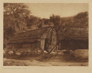 Diegueño House at Santa Ysabel de Edward S. Curtis