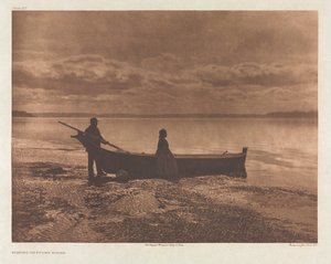 Portfolio IX, Plate 312: Evening on Puget Sound