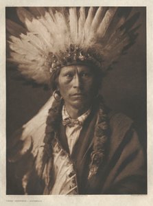 Carpeta I, Lámina 21: Jefe Garfield-Jicarilla de Edward S. Curtis