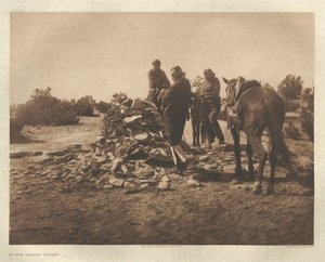 Cartera I, Lámina 30: En el santuario-Navaho