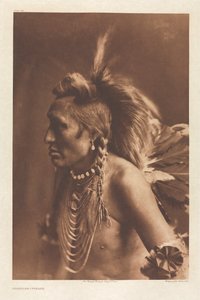 Portfolio VI, Plate 194: Gambler--Piegan de Edward S. Curtis