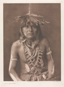 Portfolio XII, Plate 429: A Walpi Snake Priest de Edward S. Curtis