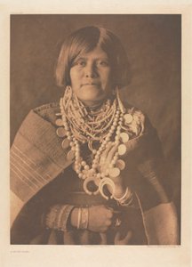 Cartera XVII, Lámina 613: Una niña zuñi de Edward S. Curtis