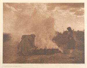 Quemadores de cerámica en Santa Clara de Edward S. Curtis