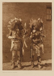 Bailarines de búfalo de Tesuque de Edward S. Curtis