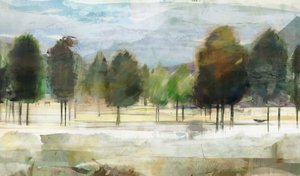 Paisaje forestal abstracto de Edward Selkirk