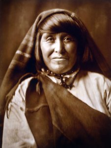 Una mujer Acoma, c. 1904, foto Edward S. Curtis de Edward Sheriff Curtis