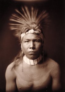 Cabello negro de Edward Sheriff Curtis