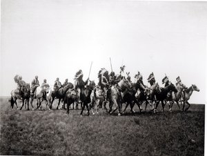 Fiesta de la Guerra de Brule de Edward Sheriff Curtis