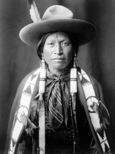 Vaquero jicarilla, Nuevo México, c. 1905, foto Edward S. Curtis de Edward Sheriff Curtis