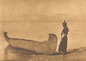 En la orilla del lago - Kutenai, 1910