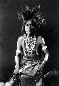 Snake Priest (foto) de Edward Sheriff Curtis