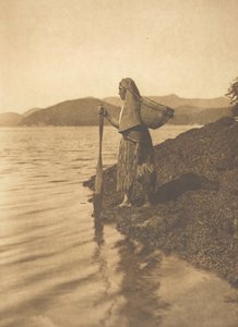El recolector de algas de Edward Sheriff Curtis