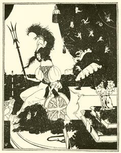 Britannia a la Beardsley de Edward Tennyson Reed