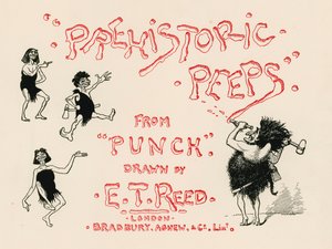 Prehistoric Peeps - Portada (litografía en color)