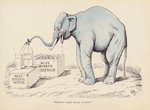 Tails with a Twist: The Elephant (litografia en color) de Edward Tennyson Reed