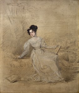 Retrato de Jane Moresley de Edward Villiers Rippingille