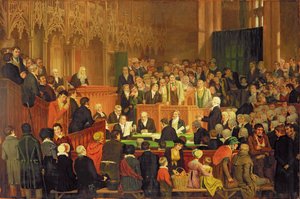 El juicio de la garantía de un caballo en el tribunal del condado del castillo de Lancaster