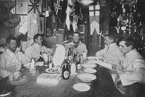 La cena del día del solsticio de invierno, 22 de junio de 1912 de Edward W. Nelson