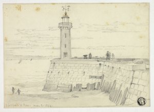 Dieppe, Muelle Oeste de Edward William Cooke