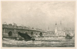 Puente de Londres de Edward William Cooke