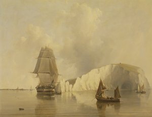 Fuera de las Agujas, Isla de Wight de Edward William Cooke