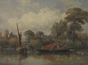 Frente a mi Casa en Barnes de Edward William Cooke