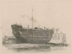 El Discovery en Deptford de Edward William Cooke