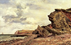 Acantilados triásicos, Blue Anchor, North Somerset
