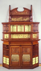 Armonía en amarillo y oro: El gabinete de las mariposas, 1877-78 de Edward William Godwin