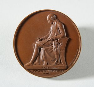 Medallón a Francis Chantrey de Edward William Wyon