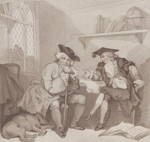 Escena Universitaria, o un Intento Infructuoso en la Bolsa de..., [1 de agosto de 1787], reeditado el 1 de julio de 1802