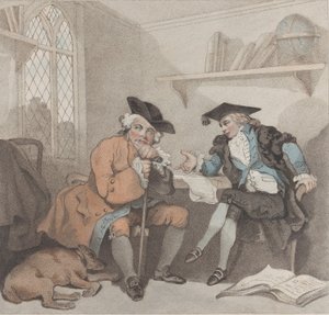 Escena universitaria, o un intento infructuoso en la bolsa de Old Square-toes de Edward Williams
