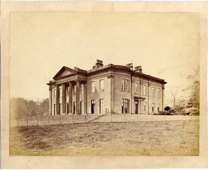 Vista de la casa Roundhay, Roundhay Park, Leeds de Edward Wormald