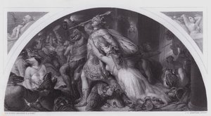 Derrota de Comus y su banda de Edwin (after) Landseer