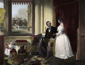 El Castillo de Windsor en tiempos modernos de Edwin (after) Landseer