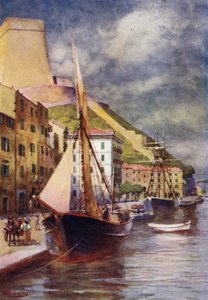 Córcega: El puerto, Bonifacio de Edwin Arthur Norbury
