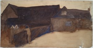 un corral de Edwin Austin Abbey