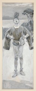 Autolycus, ilustración de baladas y música de baladas que ilustran a Shakespeare de Edwin Austin Abbey