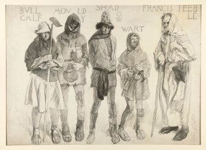 Antes de la justicia superficial de Edwin Austin Abbey