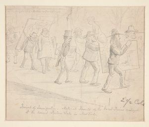 dibujos animados para de Edwin Austin Abbey