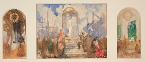 Estudios de composición para de Edwin Austin Abbey