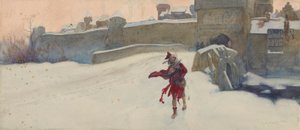 Estudio de composición para de Edwin Austin Abbey