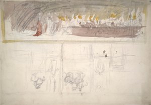 Estudio de composición para de Edwin Austin Abbey