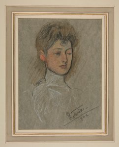 Retrato de la coronación de Eduardo VII: la princesa Victoria Alexandra Olga Mary
