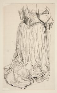 Estudio de cortinas para de Edwin Austin Abbey