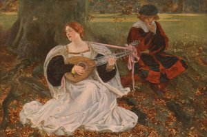Bella es mi amor, c1900, c1930 de Edwin Austin Abbey